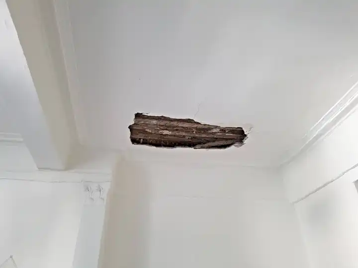 Avis technique sur un effondrement de plafond dans un immeuble situé à Montpellier dans le Languedoc Roussillon